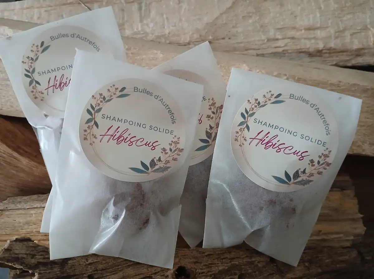 Shampoing solide Hibiscus