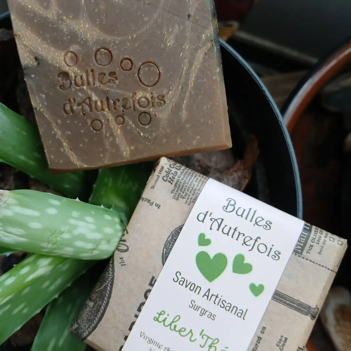 Savon Liber'Thé (parfum oud)