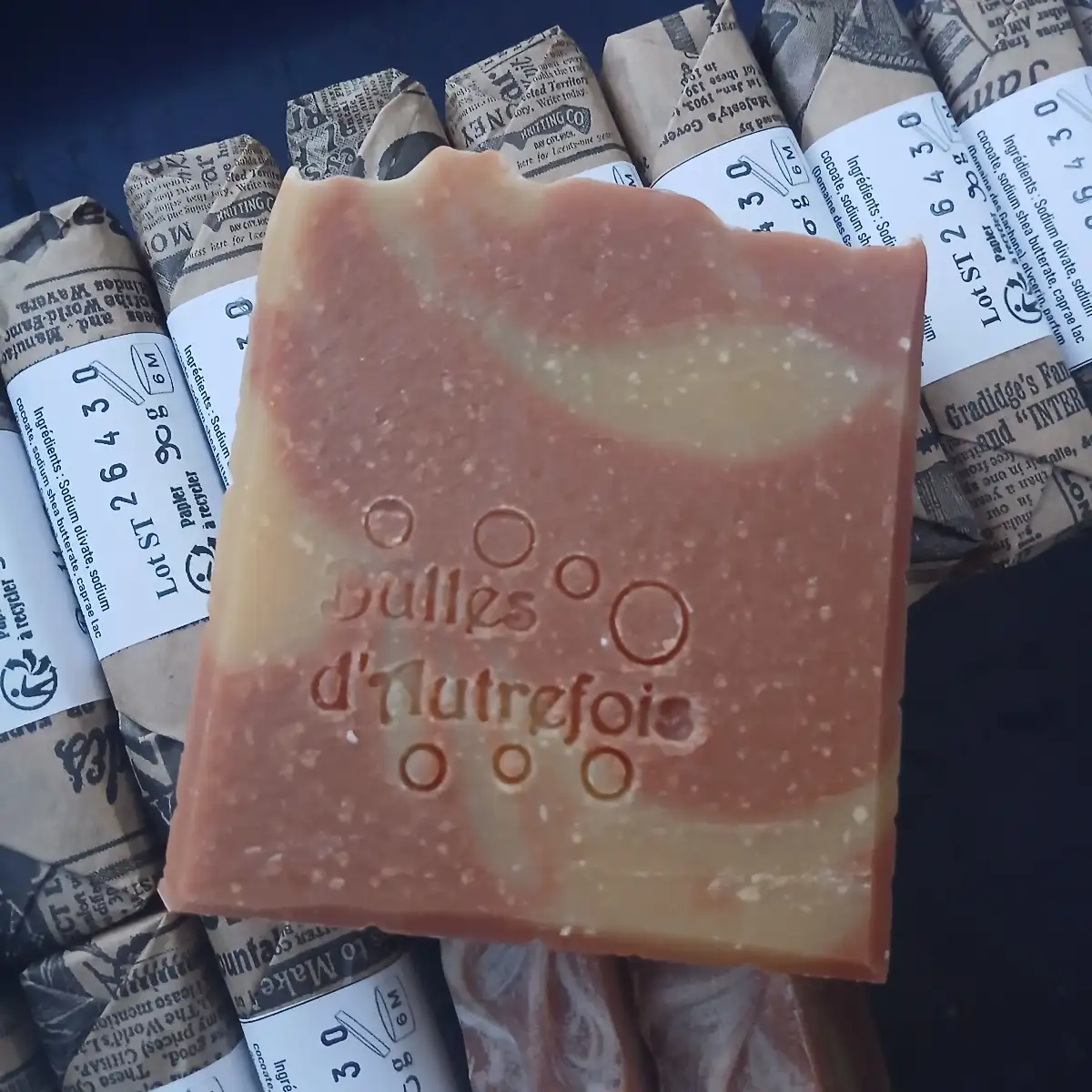 Savon Sophie's Tic 90g (au lait de chèvre, géranium rosat, lavandin)